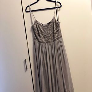 Silver Prom Dress